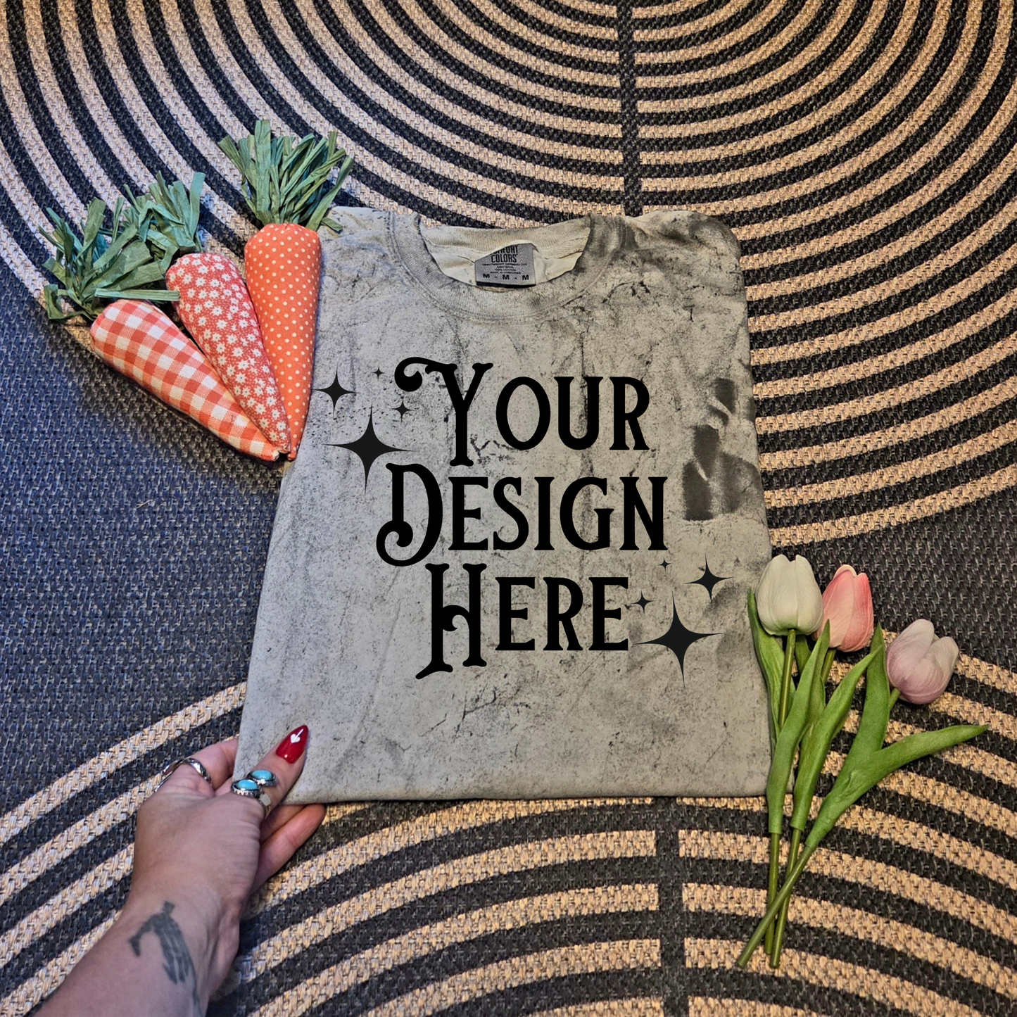 Comfort Colors T-shirt Mockup