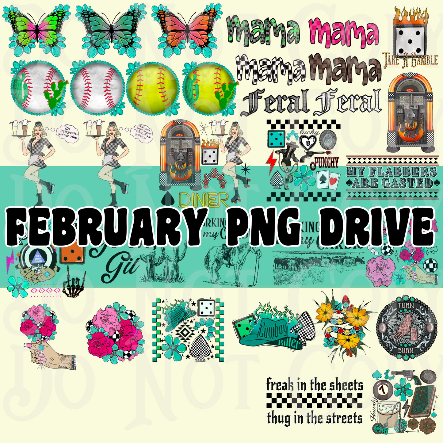 February 2025 Png Drive