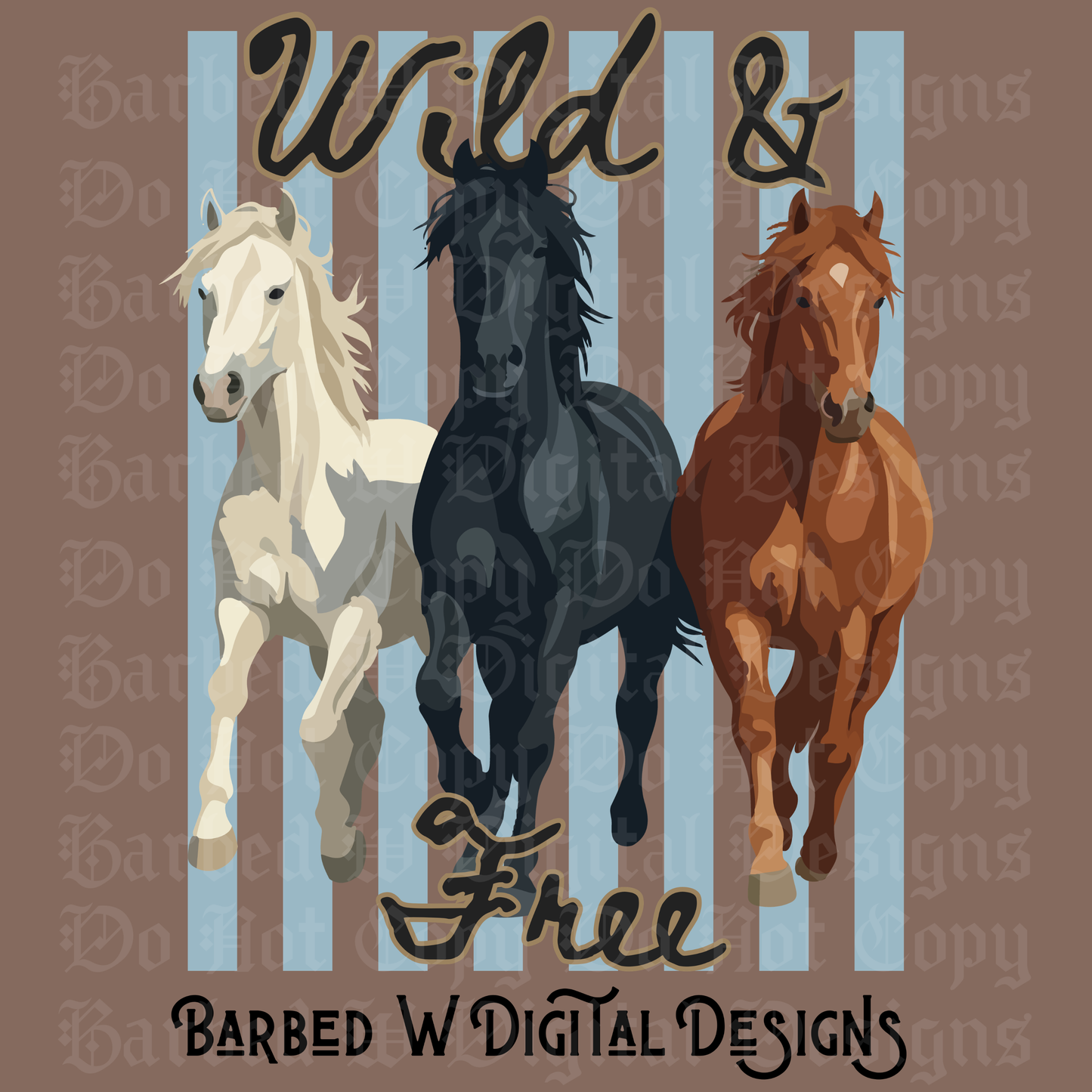 Wild & Free (Blue)