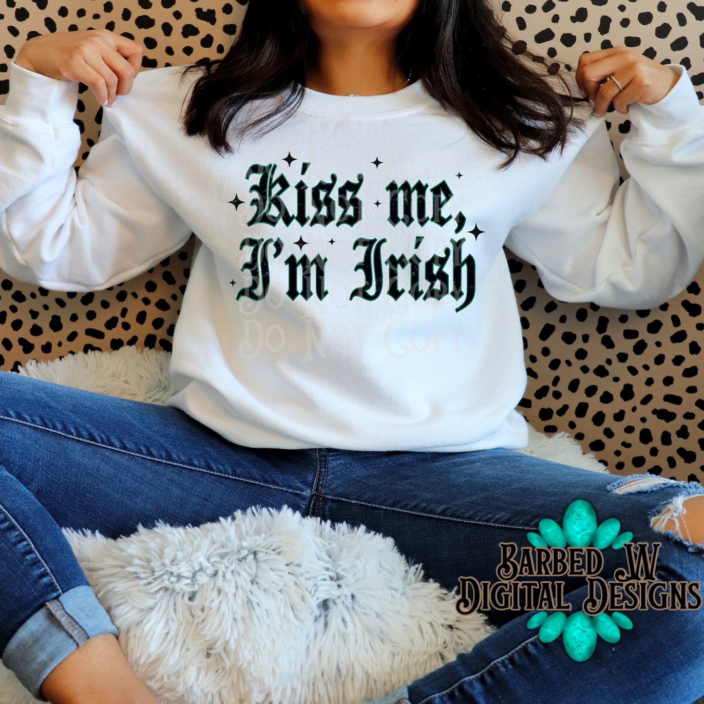 Western st Patrick’s day png, kiss me I’m Irish png, dice png, western png, yallternative png, cowgirl png, alternative png, Irish png