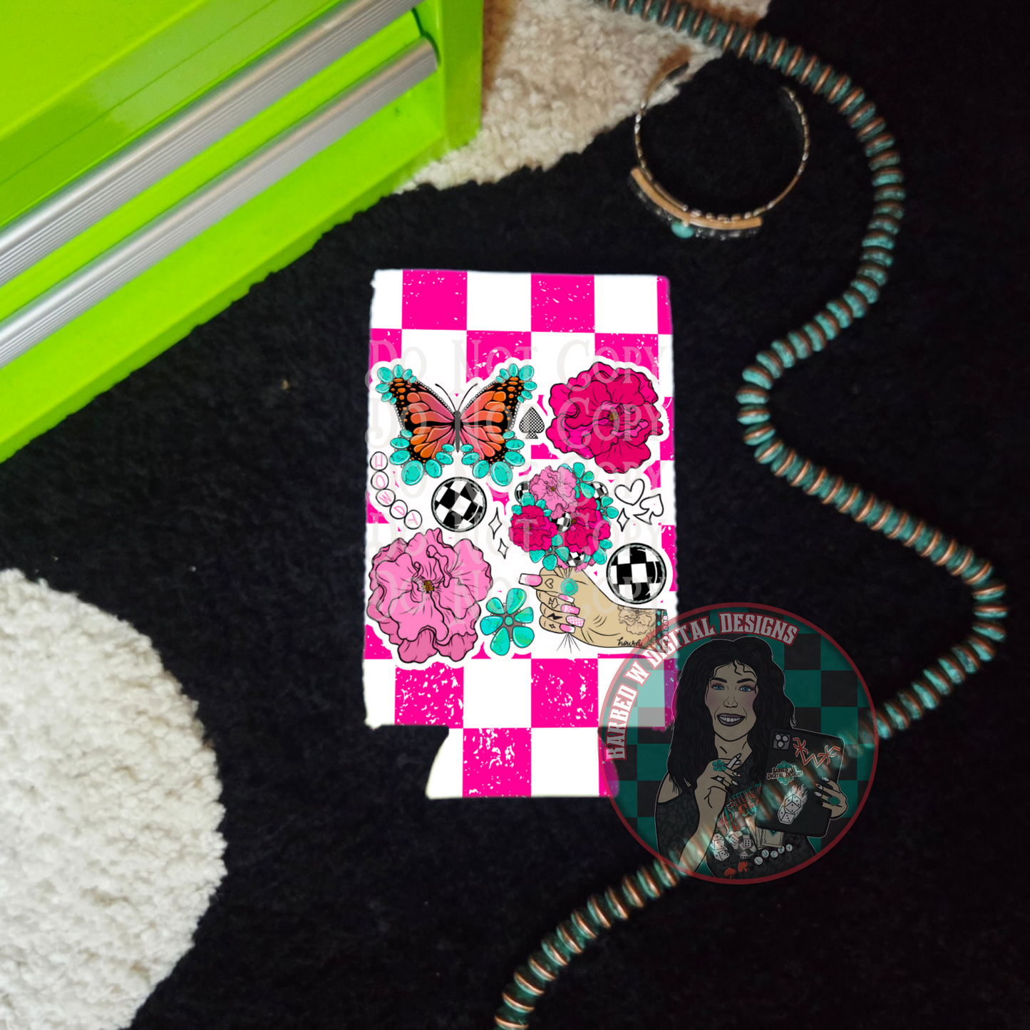 Spring Collage Koozie