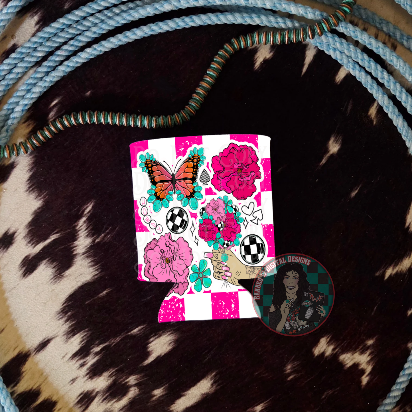 Spring Collage Koozie