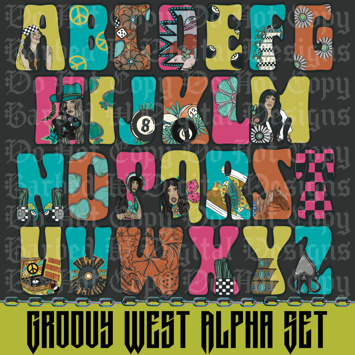 BWDD Groovy West Alpha Set (Semi-Exclusive)