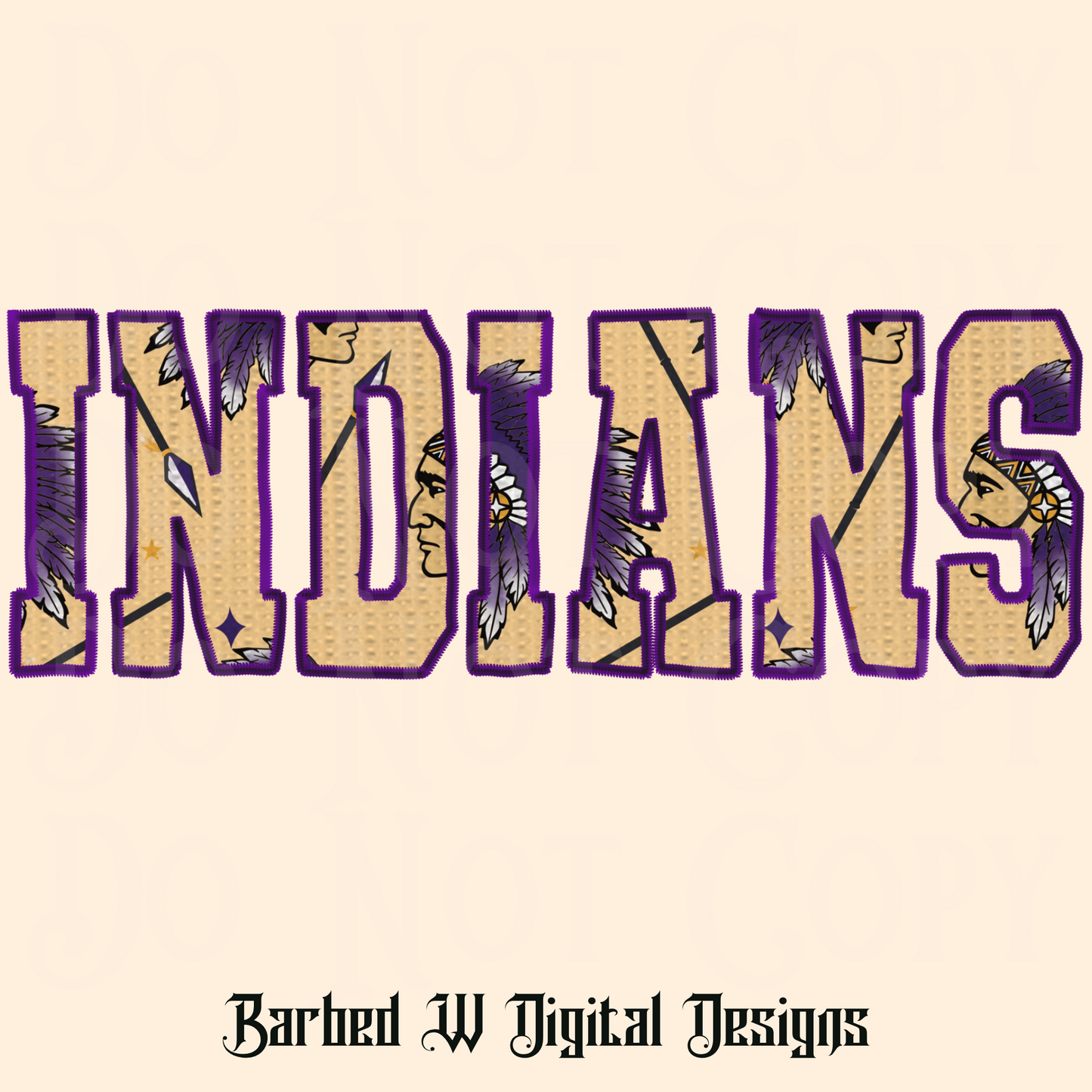 Indians Embroidery (2 color borders) Png