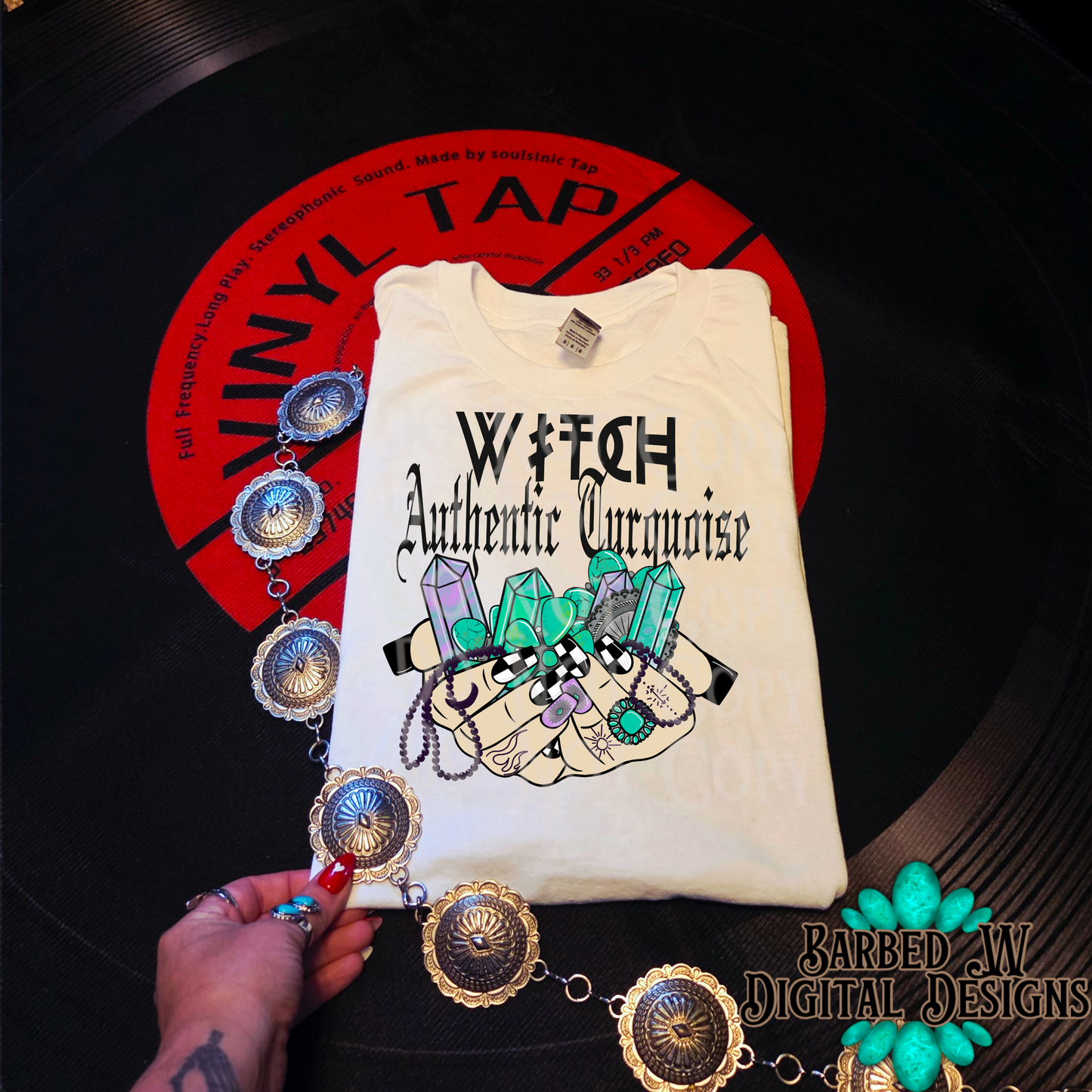 Witch Authemtic Turquoise Png