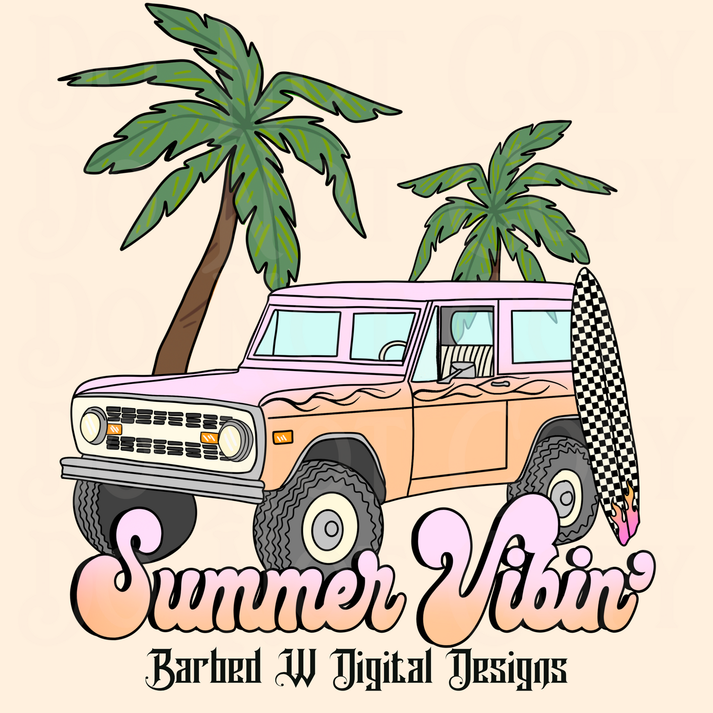 Summer Vibin’ Png