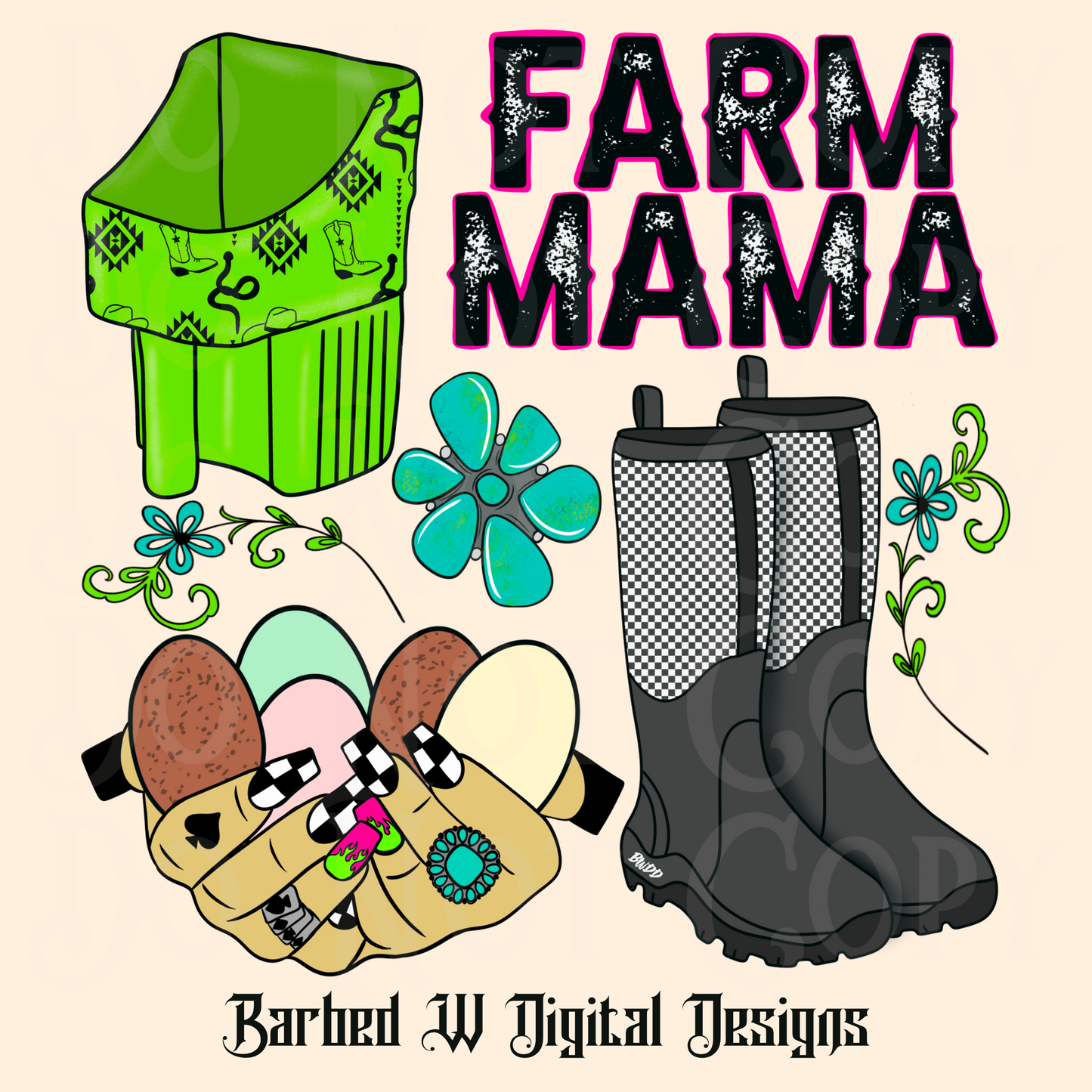 Farm Mama Png