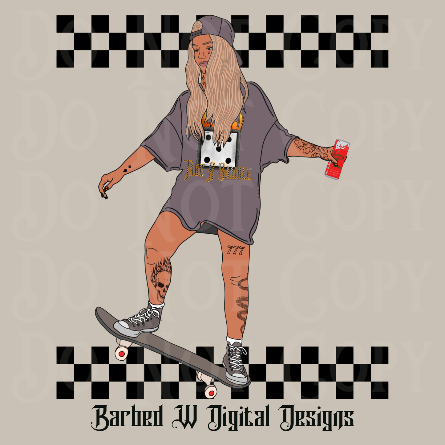 Redbull Skater Girl Png