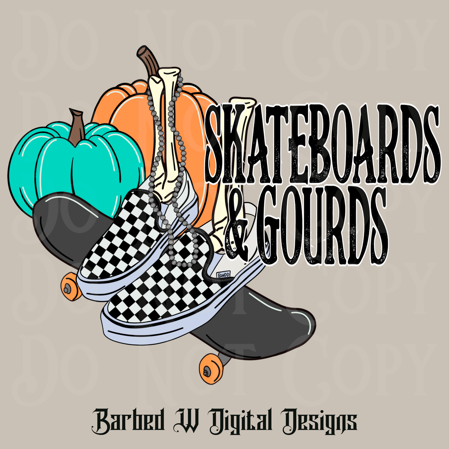 Skateboards & Gourds Png
