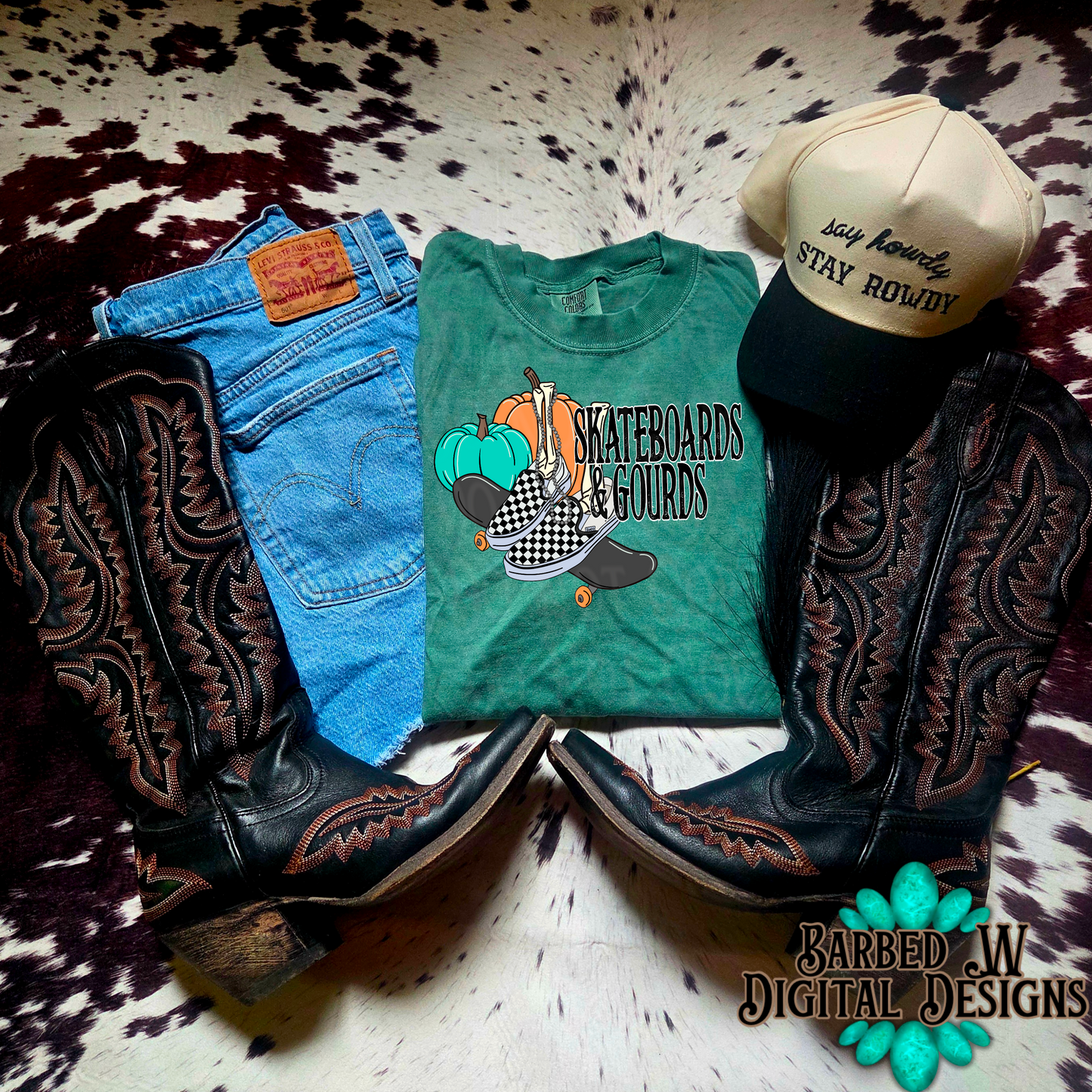 Skateboards & Gourds Png