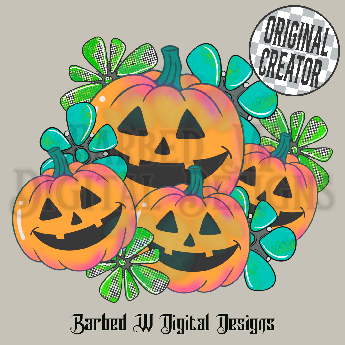 Turquoise Pumpkin Patch Png