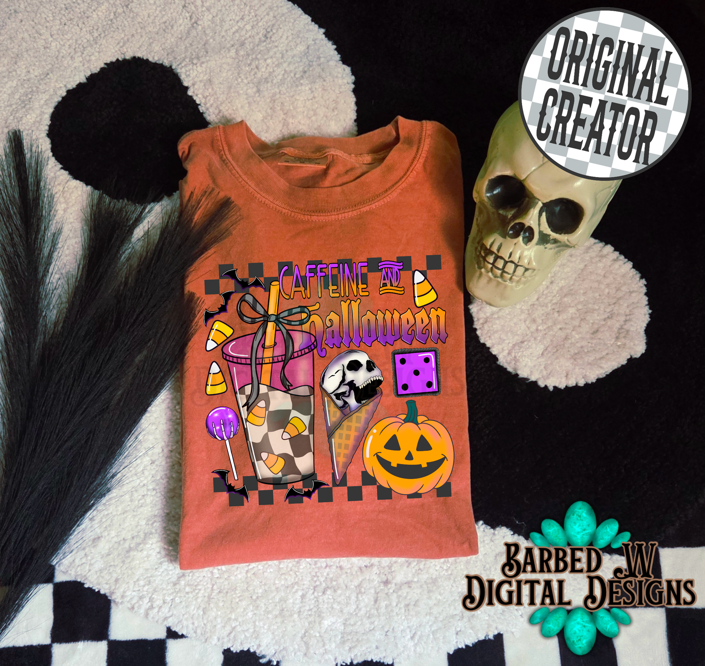Caffeine & Halloween Png