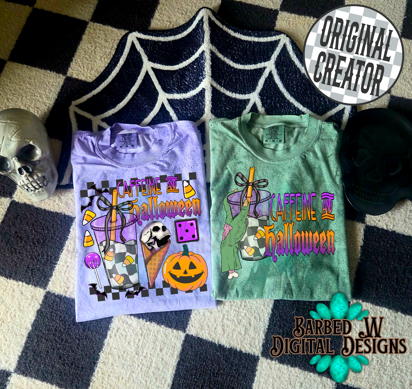 Caffeine & Halloween Png