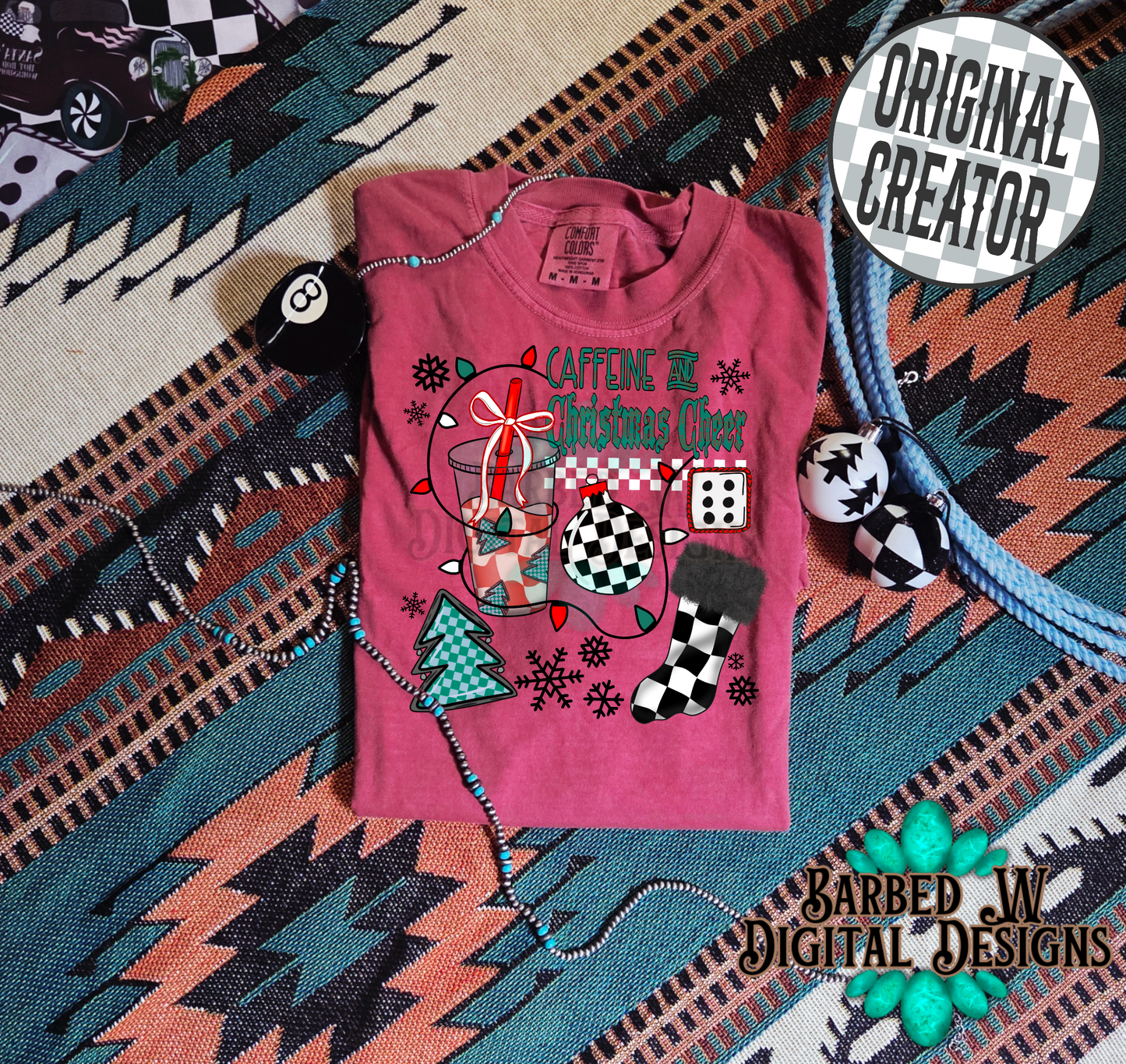 Caffeine & Christmas Cheer Png