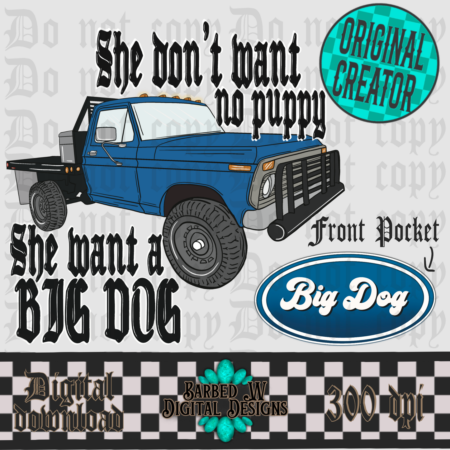 Big Dog Flatbed Png