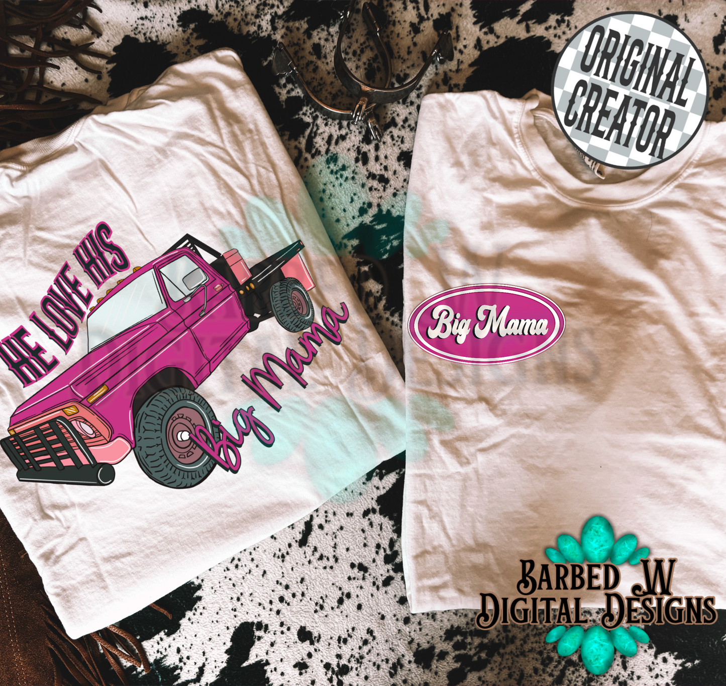 Big Mama (Pink Flatbed) Png