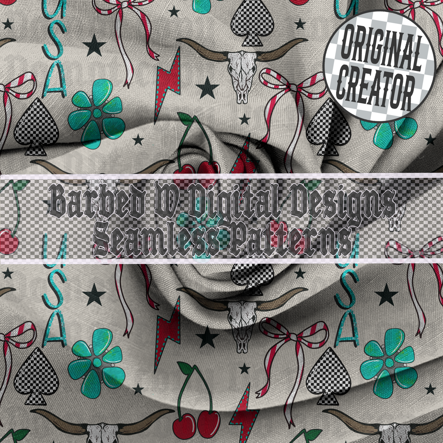 American Darlin’ Seamless Pattern