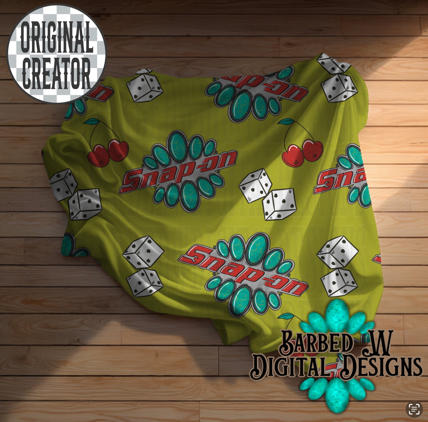 Green Snap Seamless Pattern