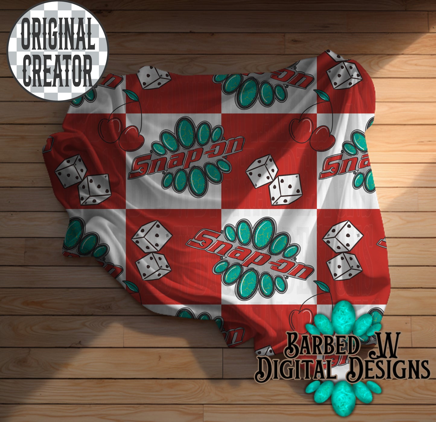 Checkered Snap Seamless Pattern