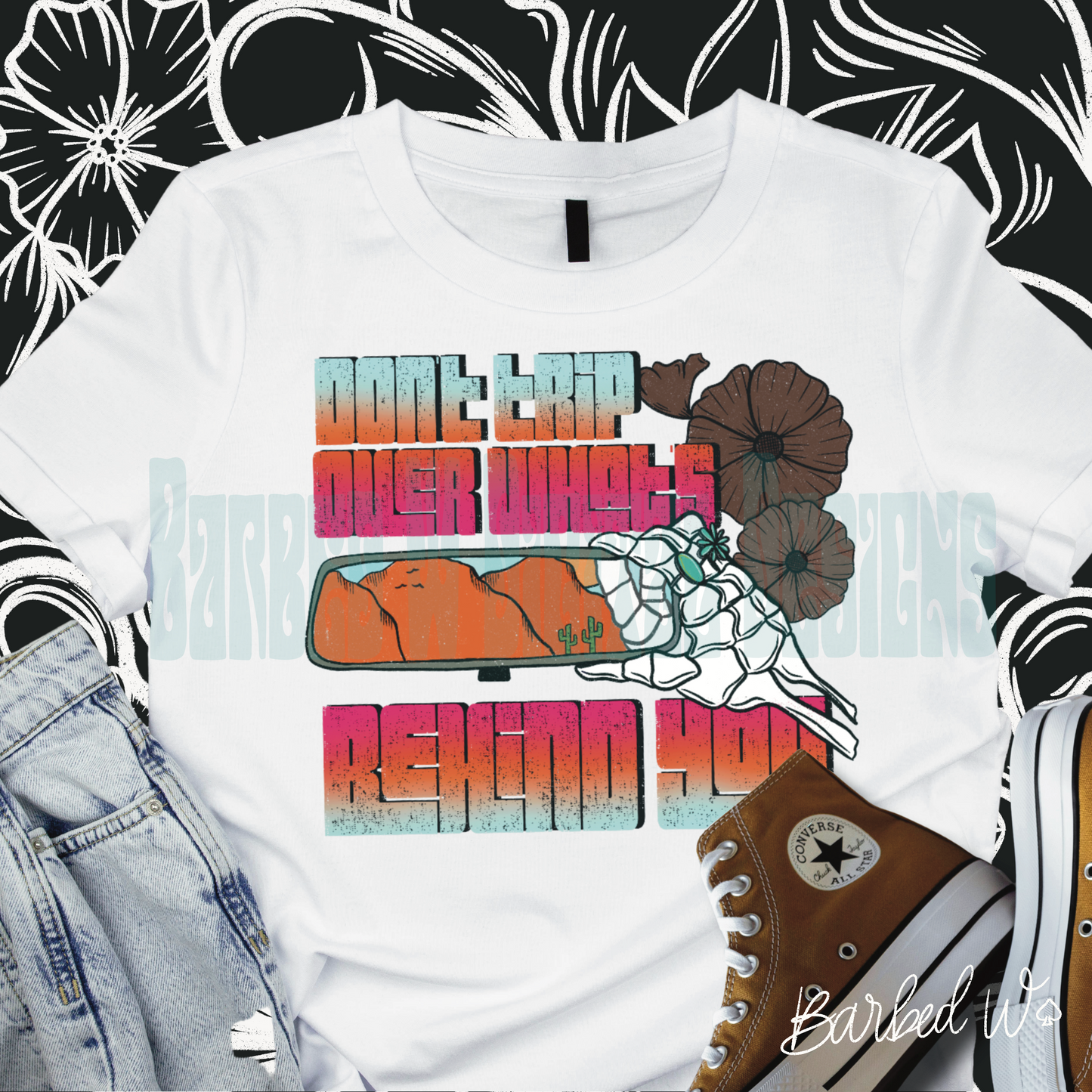 Don’t Trip Over What’s Behind You (Pink)