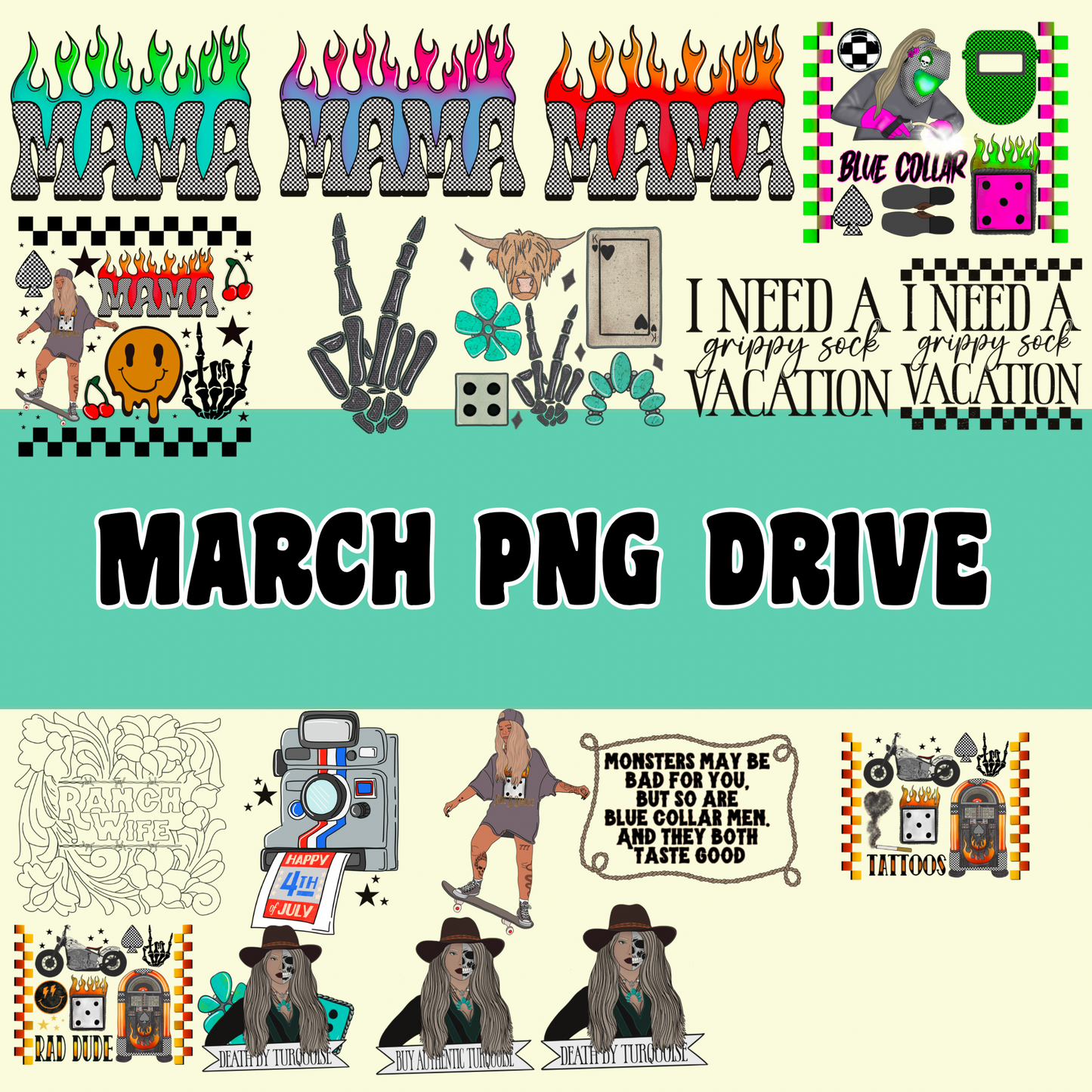 March 2025 Png Drive