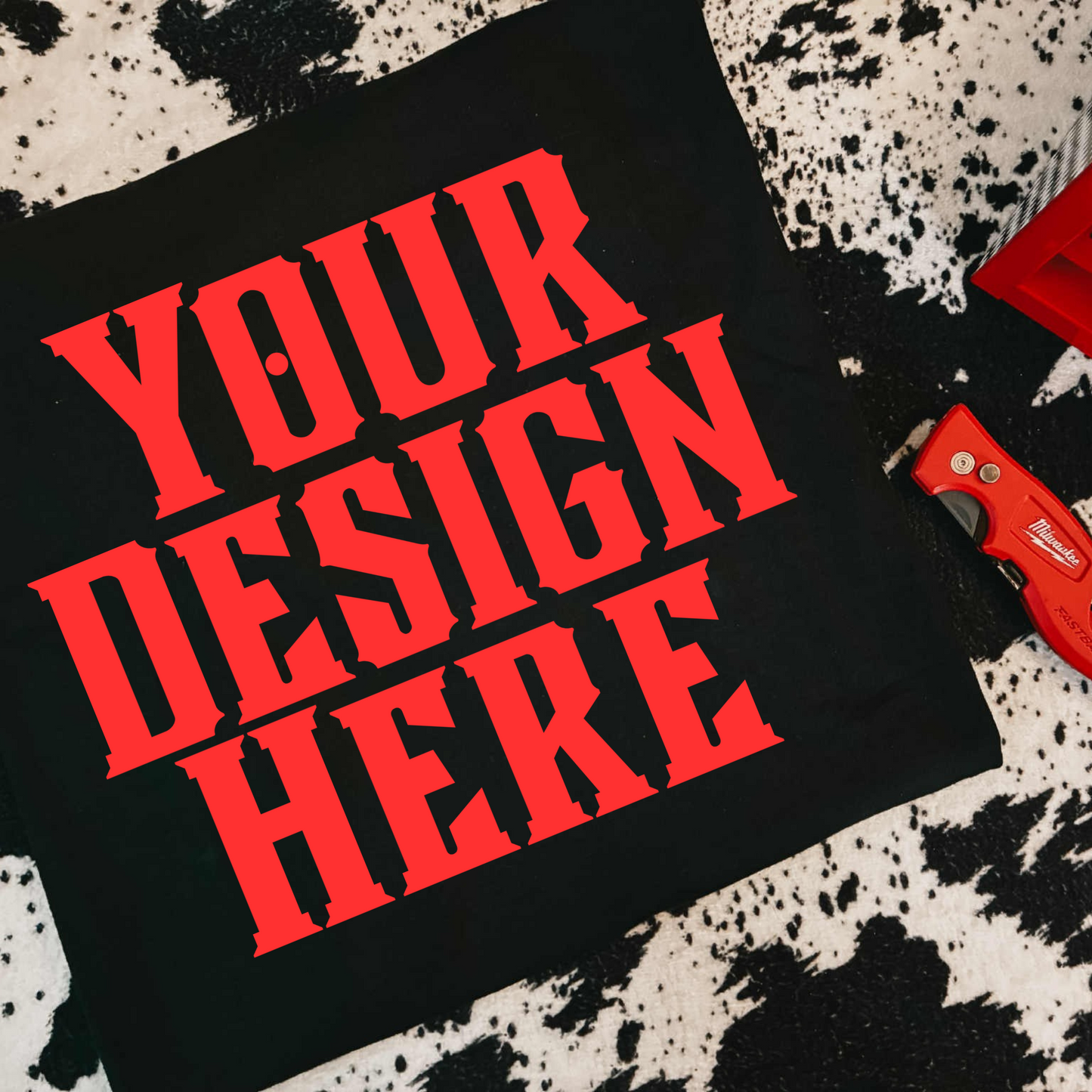 Gildan Western T-Shirt Mockup
