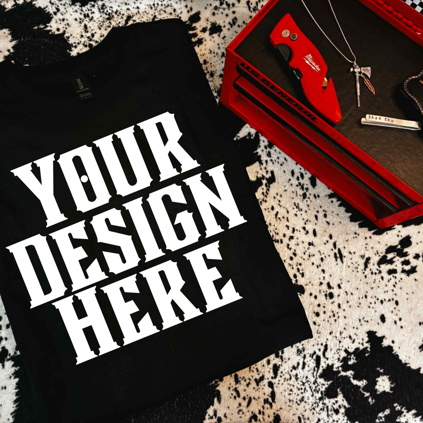 Comfort Colors Western T-Shirt Mockup