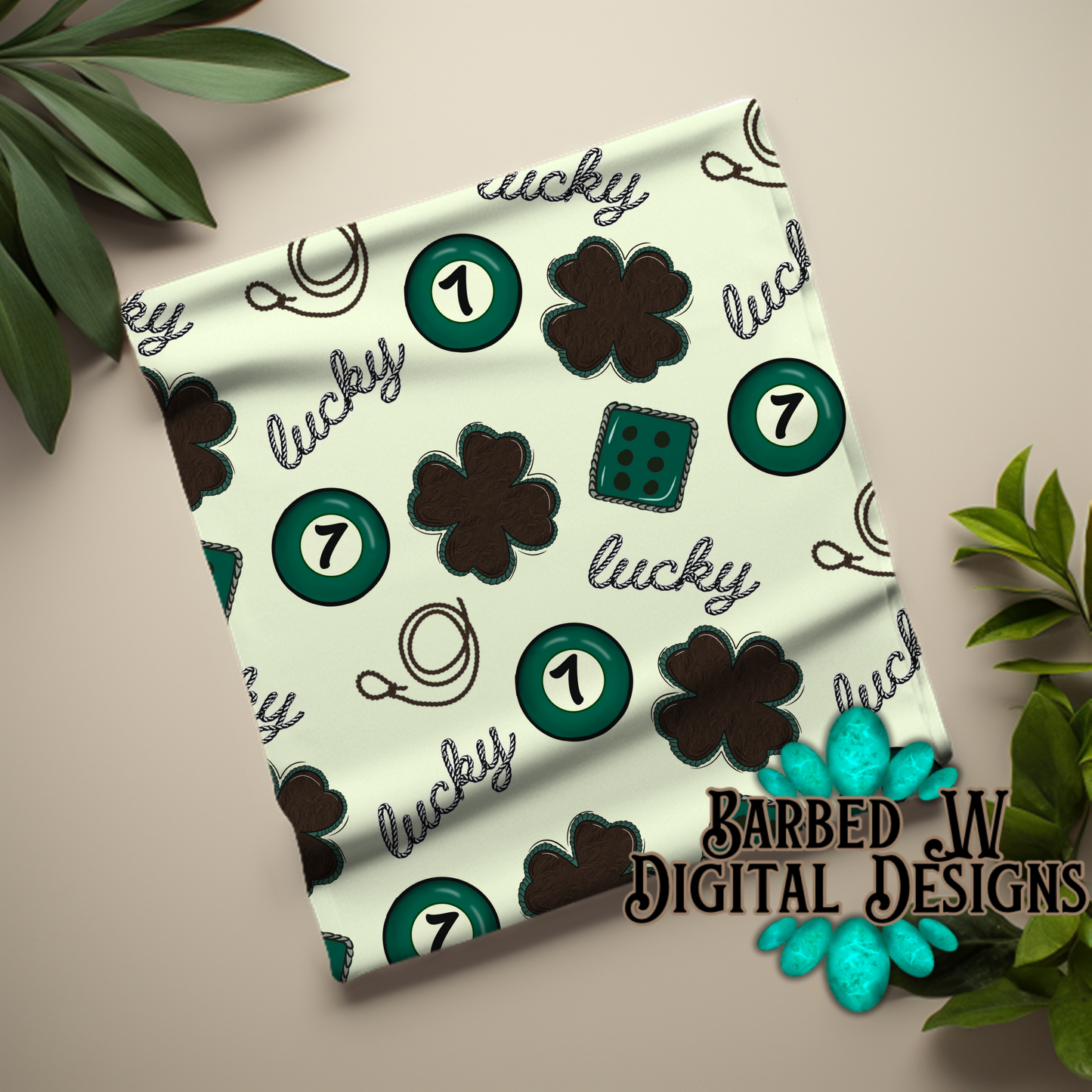 Western st Patrick’s day seamless pattern, shamrock pattern, leather pattern, four leaf clover png, western png, cowboy png, cowgirl png