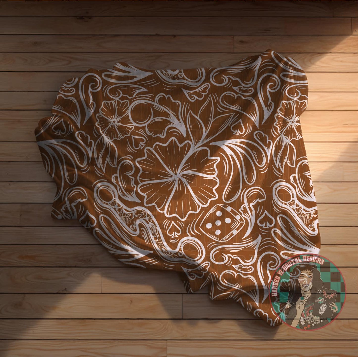 Burnt Tooled Pattern