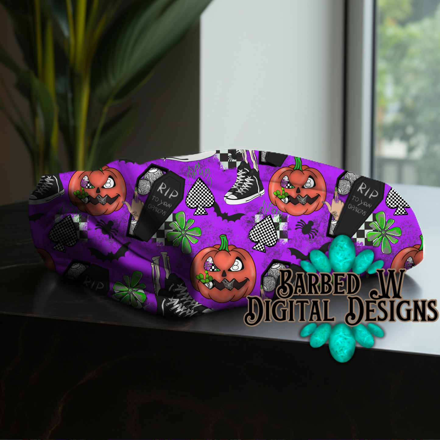 R.I.P. To Your Opinions Seamless Pattern