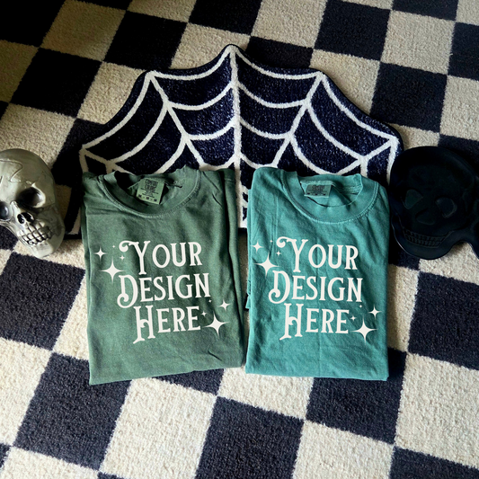 Comfort Colors Green Duo Mockup
