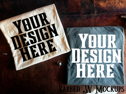 Comfort Colors Western T-Shirt Mockup