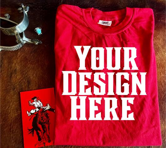 Comfort Colors Western T-Shirt Mockup