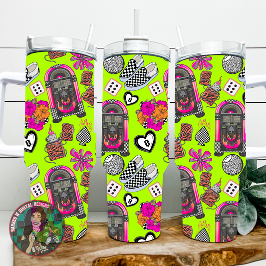 Yallternative Retro 40oz Vacuum Thermal Tumbler