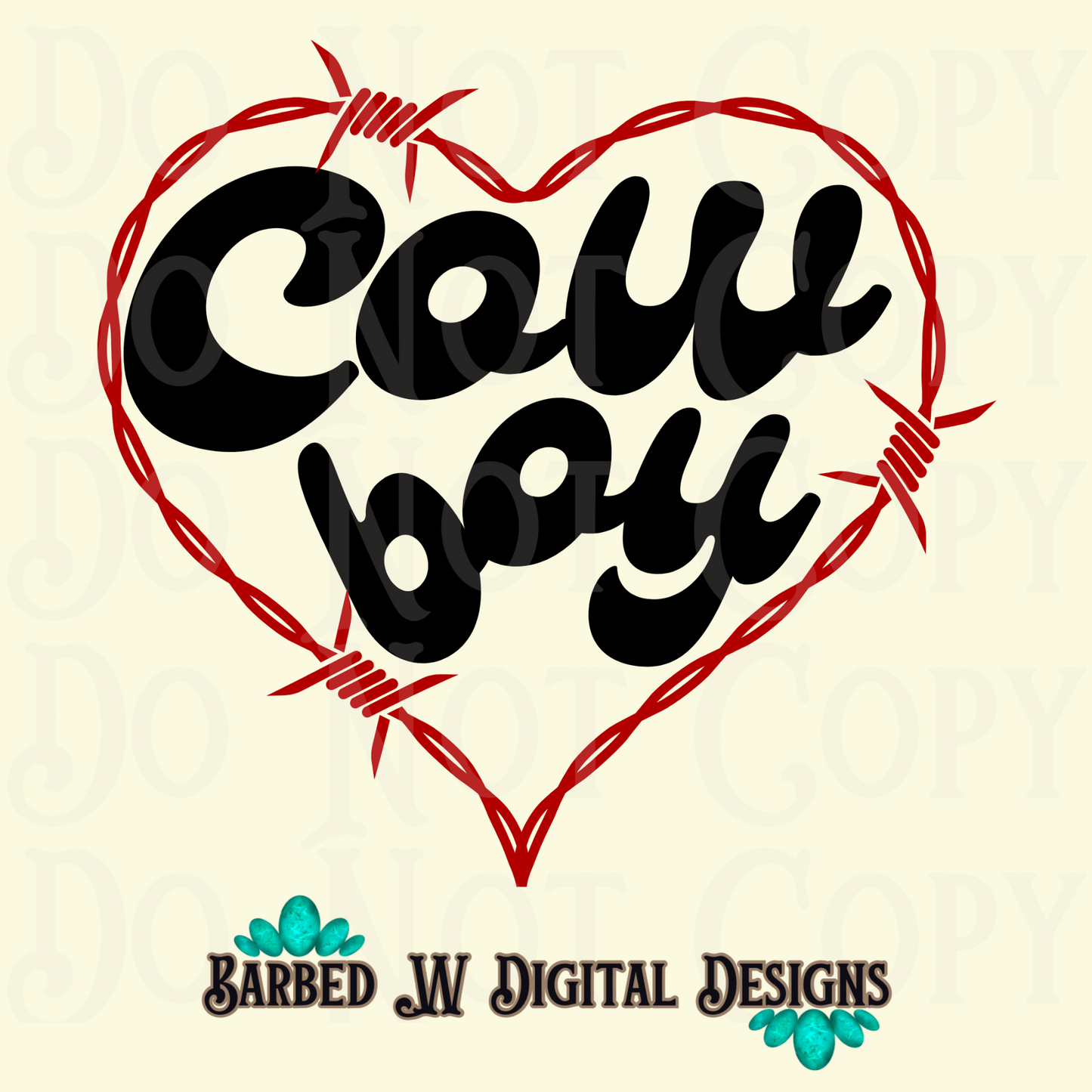 cowboy png, western valentines png, barbed wire heart png, boy valentine png, western png, trendy png, png file, cowboy png, cowkid png