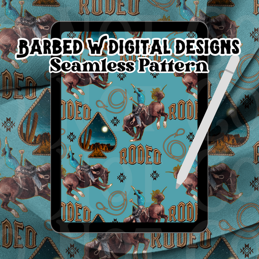 Rodeo Seamless Pattern