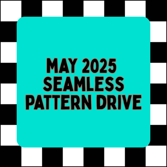 May 2025 Seamless Pattern Drive