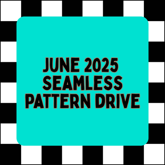 June 2025 Seamless Pattern Drive
