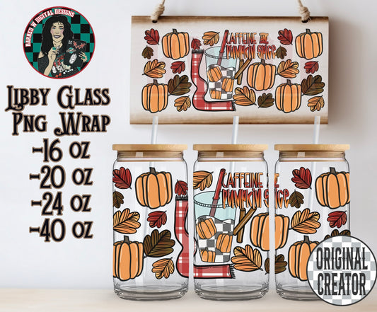 Caffeine & Pumpkin Spice Wrap