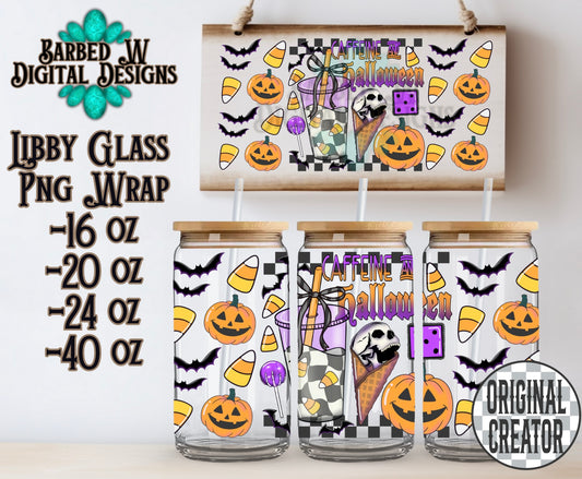 Caffeine & Halloween Wrap