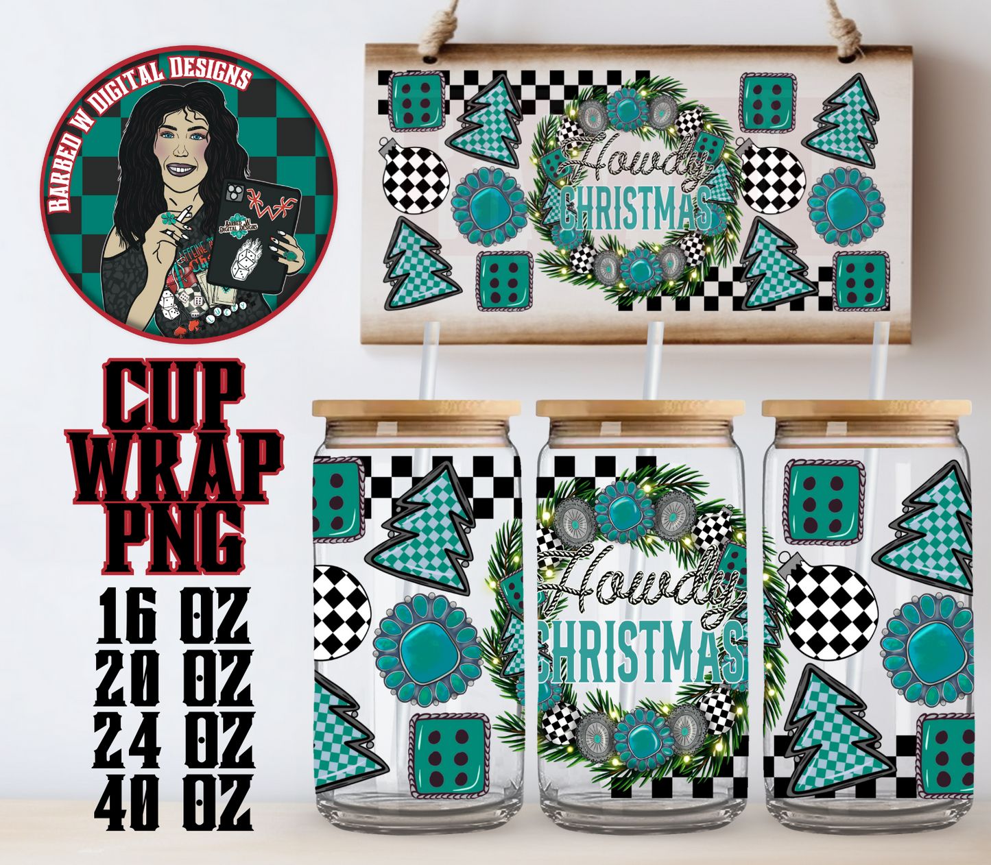 Howdy Christmas Wrap