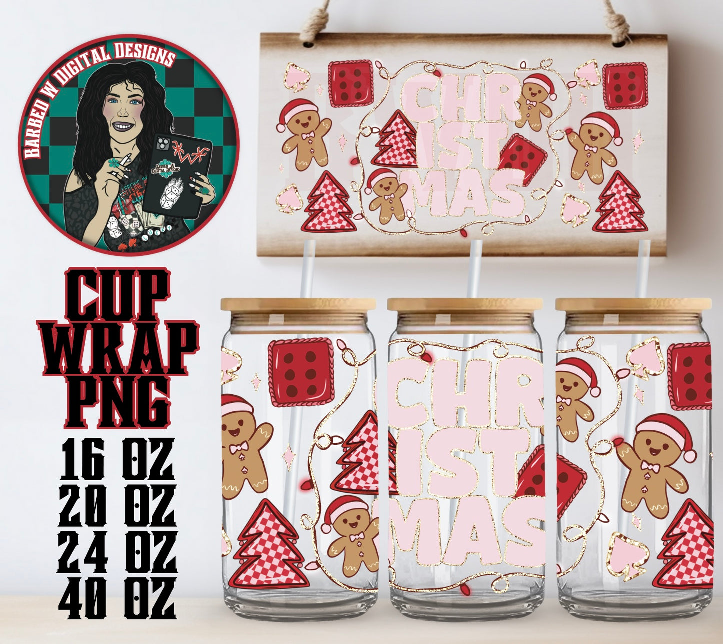 Gingerbread Christmas Wrap