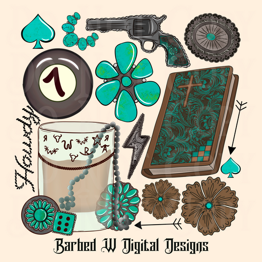 Cowgirls Essentials Png