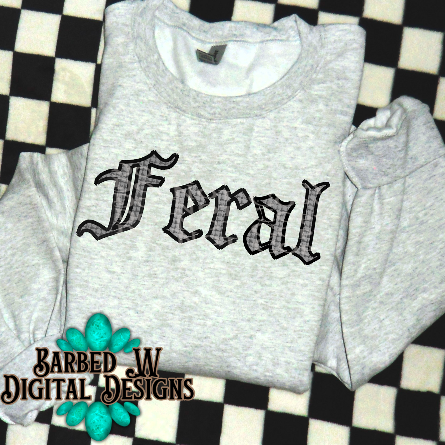 Embroidered Feral Png