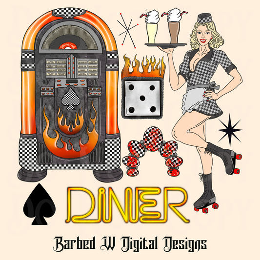 Yallternative 50’s Diner Png
