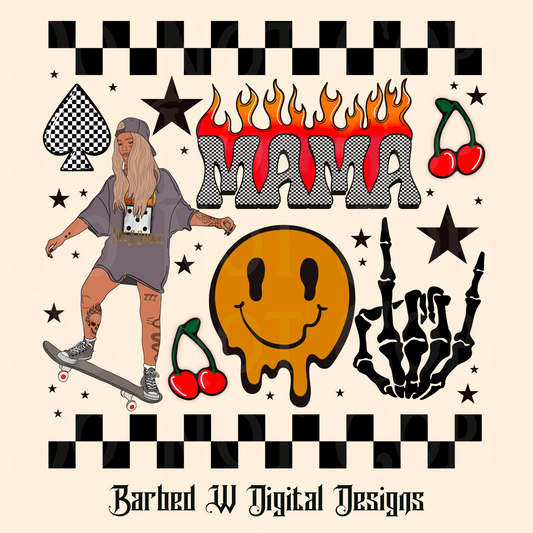 Skater Mama Png