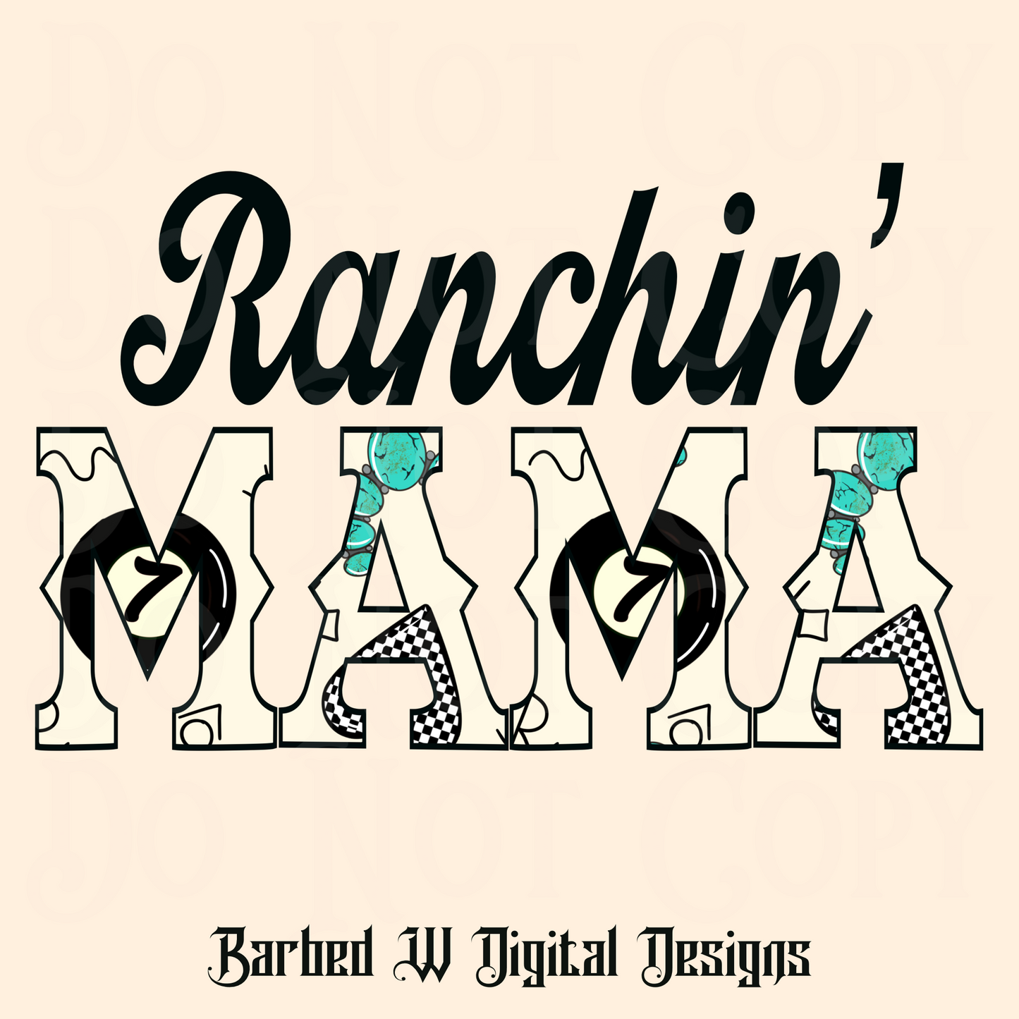 Ranchin’ Mama Png