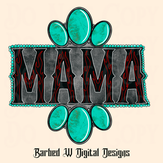 Turquoise Mama Png