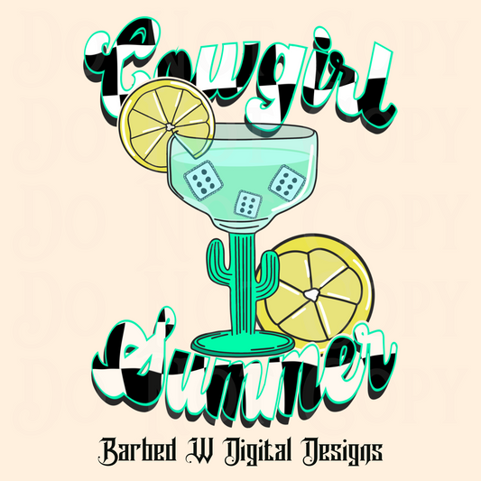 Cowgirl Summer Png