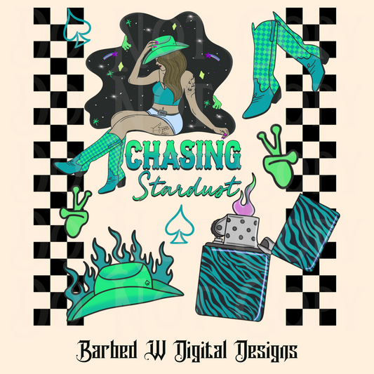 Chasing Stardust Collage Png